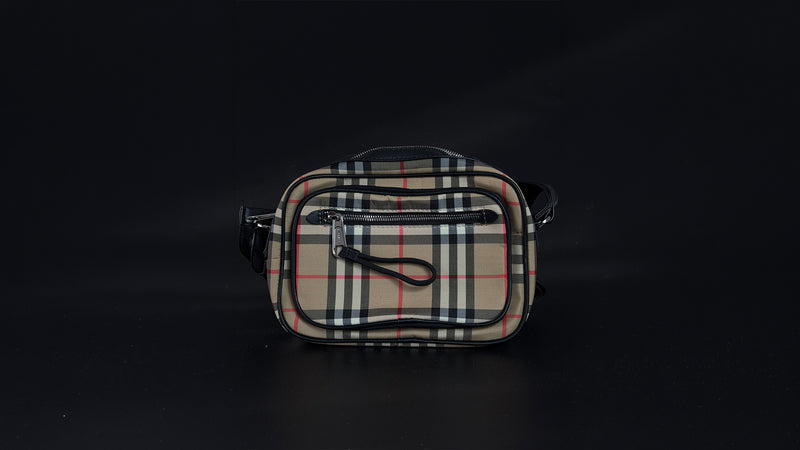 Burberry House Check Nylon Paddy Crossbody Bag (2000–2017)