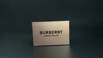 Burberry Check Leather Strap Wallet